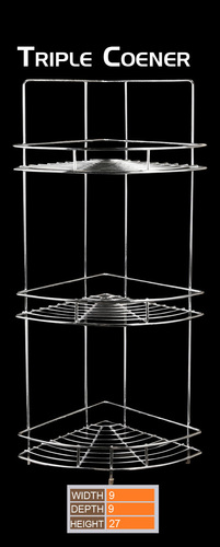 SS Triple Corner Stand