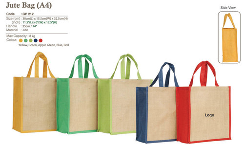 Jute Gift Bags - Jute Material Customized Colors & Designs | Alluring Fashionable Appeal Good Working Quality