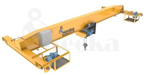 Single Girder Eot Crane - Color: Yellow Paint Coated