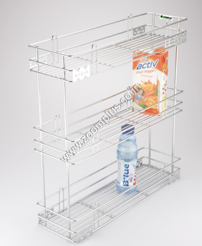 SS Bottle Pullout 3 Shelf