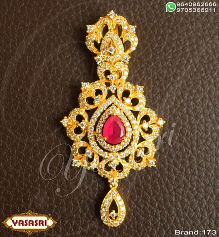 Golden Cz Fancy Locket