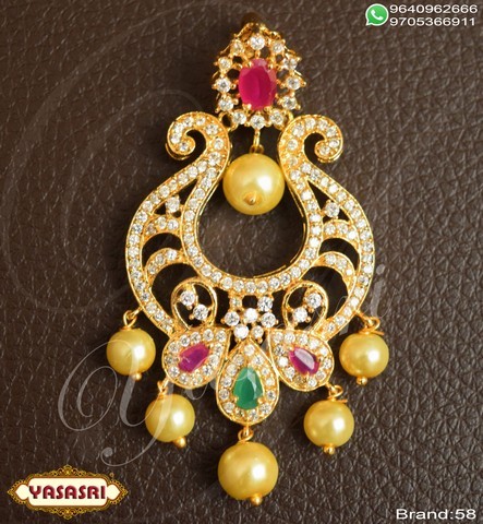 Golden Cz Fancy Locket