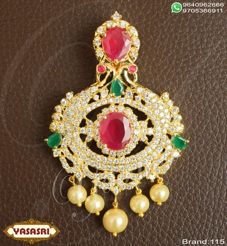 Golden Cz Fancy Locket