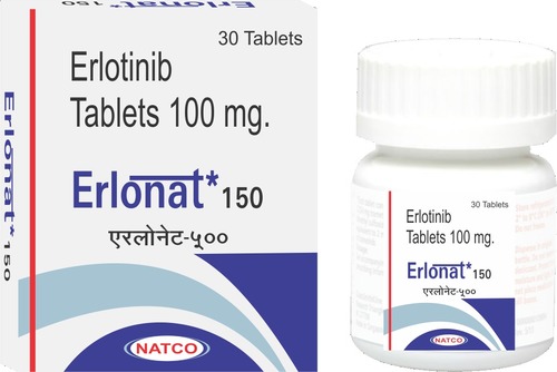 Erlonat 150 - Erlotinib 100 mg Tablets, 30 Count | Targeted Therapy, Effective Cancer Treatment