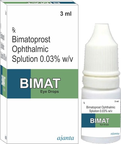Bimat Eye Drop - 0.03% Bimatoprost, 3ml Ophthalmic | Eyelash Growth, Glaucoma Pressure Reduction