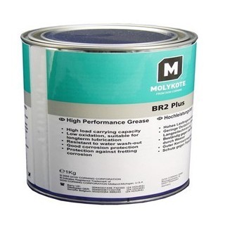 Molykote-br-2-plus - Mineral Oil Base, Teal, Nlgi 2 | Lithium Complex Thickener, Extreme Pressure, Corrosion Resistance, Long Life
