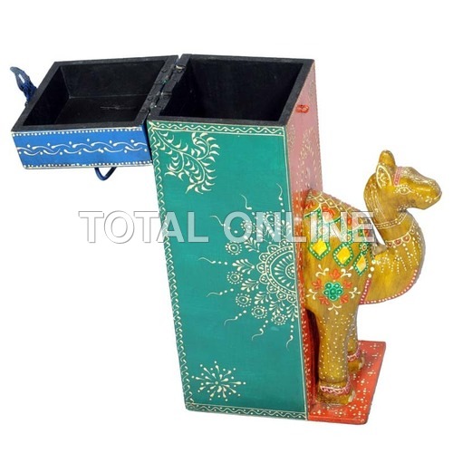 Wooden Camel Face Hand painted