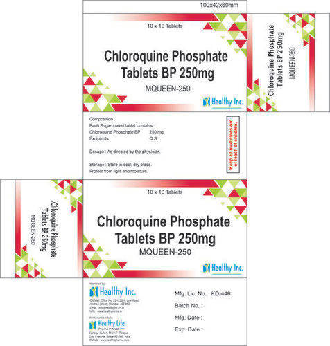 Chloroquine Phosphate Tablets Bp Cool & Dry Place