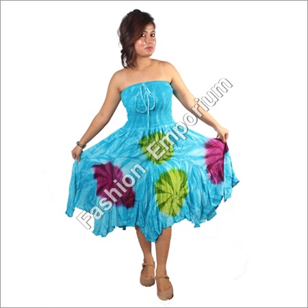 Multicolor Dress Cum Skirt