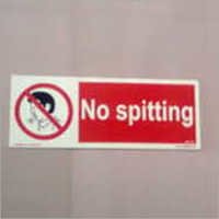 Aluminum Sign Board - Various Sizes, White And Red Design | Lightweight, Flawless Finish, Attractive, Stylish Look