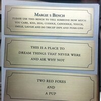 Silver Brass Name Plate
