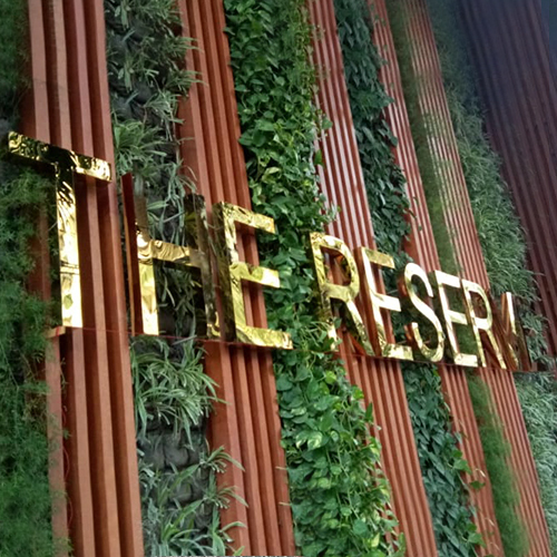 Golden 3D Brass Letters