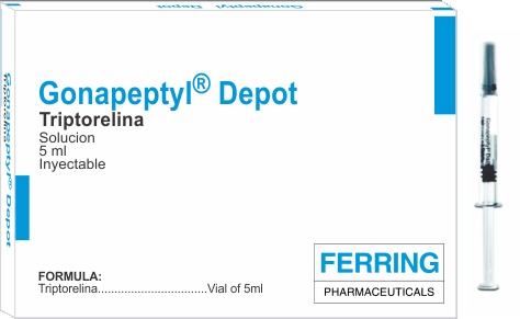 Gonapeptyl 5 ml Injectable Solution - Triptorelin, Pre-filled Syringe, Hormonal Therapy for Prostate Cancer, Endometriosis, Fibroids, Premature Puberty