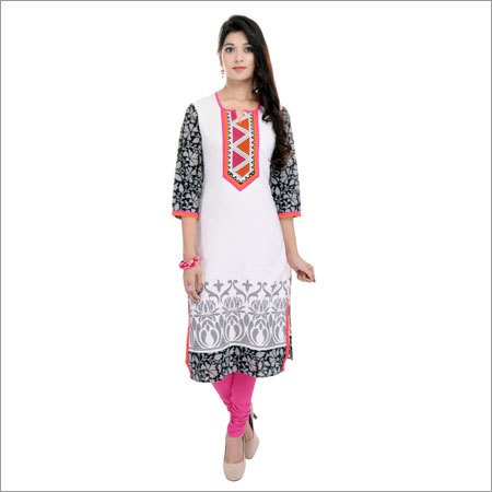 Designer Embroidery Kurtis