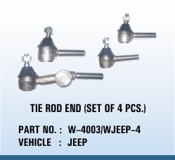 JEEP TIE ROD END (SET OF 4 PCS.)