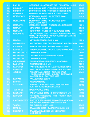 PRODUCT LIST-3