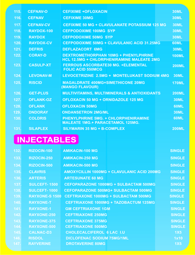 PRODUCT LIST-5