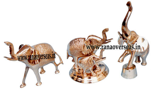 Brass Metal Decorative Elephant Set  HCB 2010-2020-2006