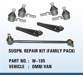 OMNI VAN suspn repair kit (family pack)