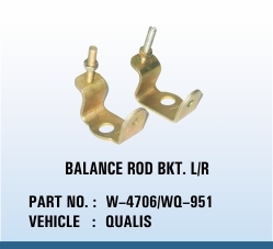 QUALIS BALANCE ROD BKT. L-R