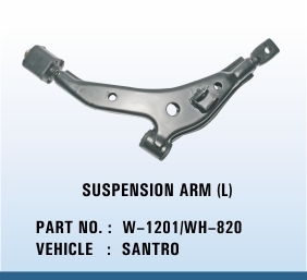 SANTRO Suspension Arm (L) - Steel, 30x20x10 cm, Powder Coated | Durable, Precise Fit, Easy Installation