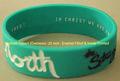 Embossed Silicone wristband