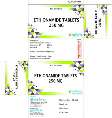 250 MG Ethionamide Tablets
