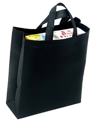 Black Non Woven Box Bag