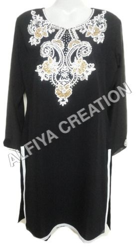 Black Beach Wear Tunic