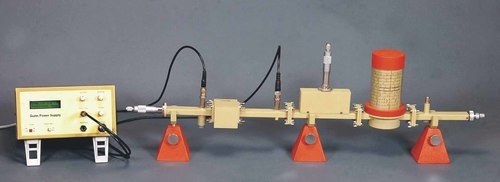 Yellow And Orange Gunn Microwave Test Bench (Dielectric)