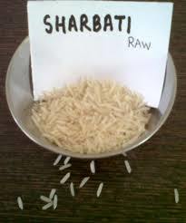 White Sharbati Rice