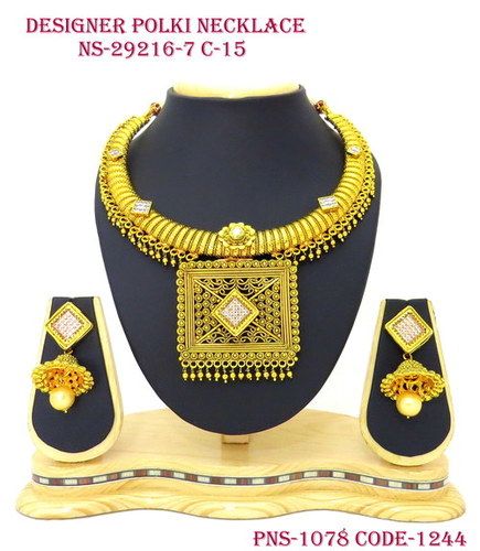 Designe Polki Necklace Set