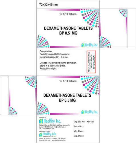 0.5 mg Dexamethasone Tablets BP