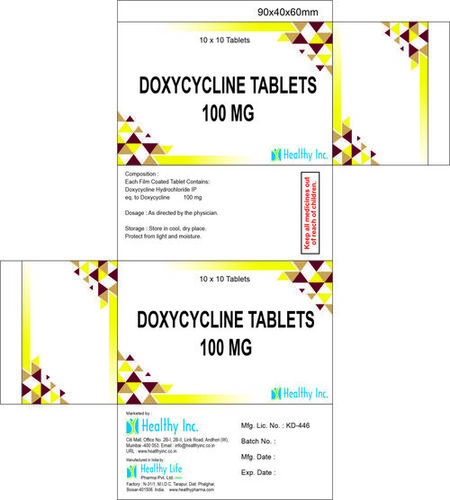 100 mg Doxycycline Tablets