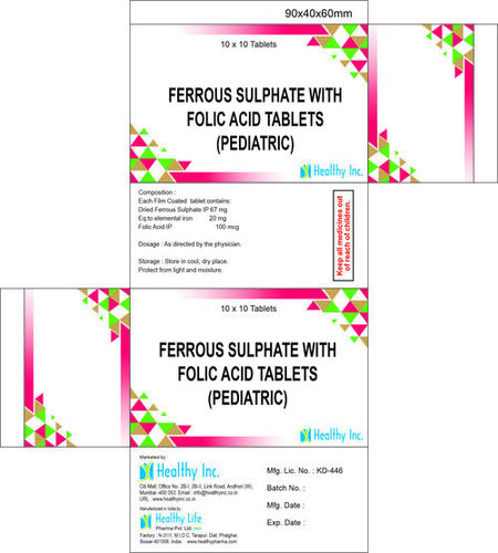 FESFO FORTE- E Ferrous Sulphate With Folic Acid Tablets