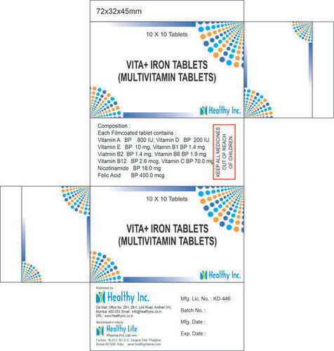 Vita Iron Tablets (Multivitamin Tablets )