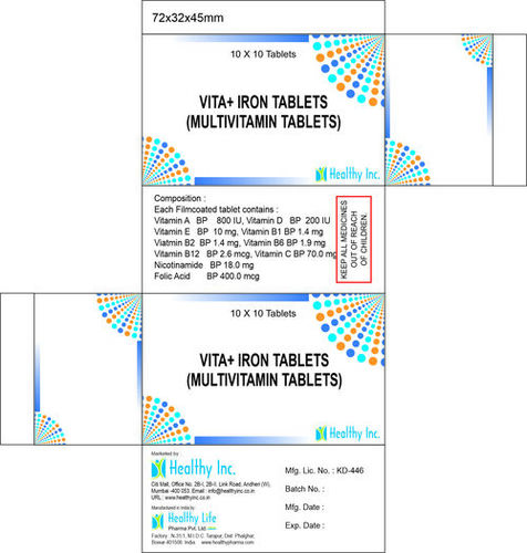 Vita Iron Tablets (Multivitamin Tablets )