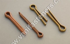 Copper and Cadmium Plated Split-Pins - Industrial Grade Copper with Galvanized Surface Treatment | For Aerospace, Defence, and General Industrial Use