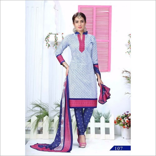 Printed Churidar Dress Materials Wholesale Online