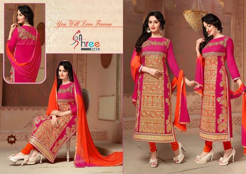 Fox Georgette Designer Suit
