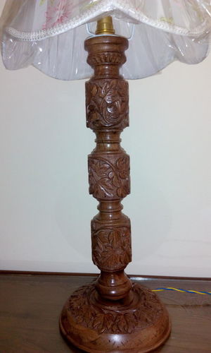 Crafted Lamp shade in walnut wood