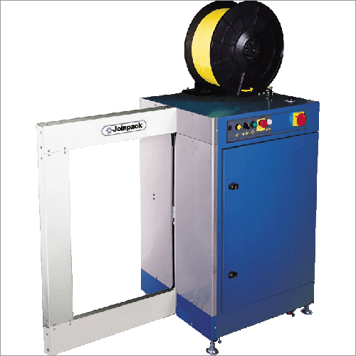 Automatic Vertical Strapping Machine - Color: Blue And White