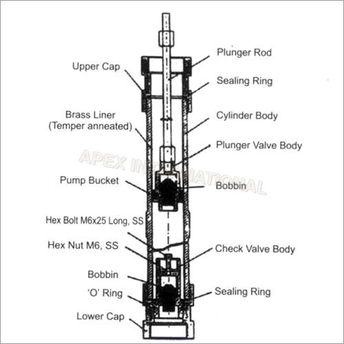 Vlom India Marked-iii Handpump - Color: Sliver