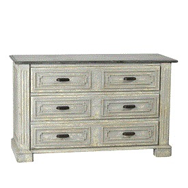 Antique Dresser with Stone Top