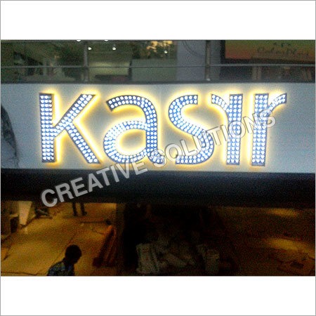 Gold Steel Signage