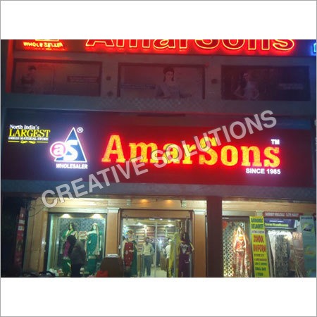 Night Glow Display Signage
