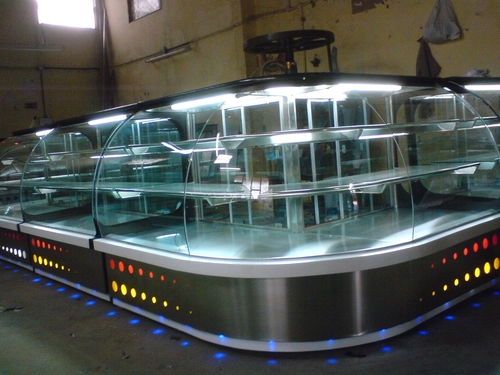 Silver Display Counter