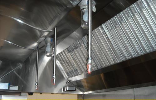 Semi Automatic Bakery Filter Hood