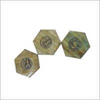 Wooden Carved Tea Coasters