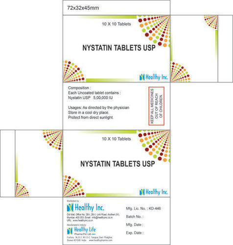 Nystatin Tablets Usp Medicine Raw Materials